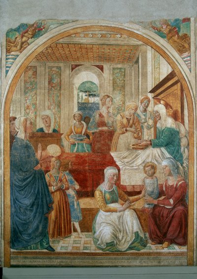 Naissance de la Vierge - Benozzo di Lese di Sandro Gozzoli